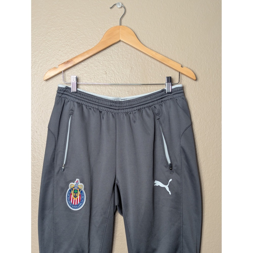 Puma Chivas Guadalajara Training Pants‎ Men Medium Grey Soccer Athletic - Picture 5 of 16